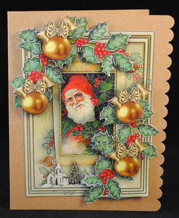 Vintage Santa by Yvonne Middleton