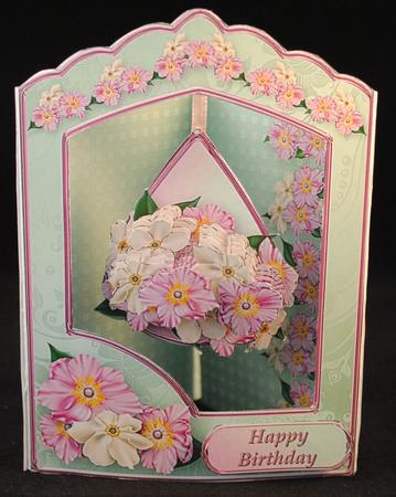 Blossom Time - Teardrop Pendant Card Mini Kit by Yvonne Middleton