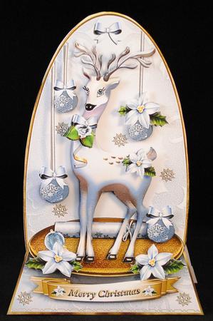 Winter Christmas Deer by Yvonne Middleton
