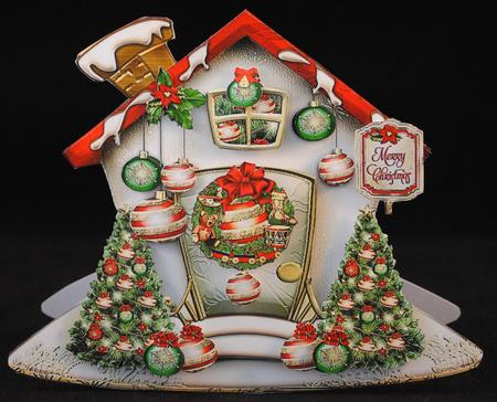 Christmas Holiday Cottage Card Kit by Yvonne Middleton