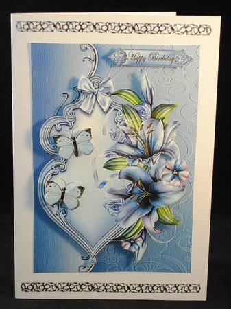 Winter Lillies and Butterflies by Yvonne Middleton