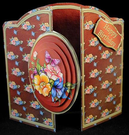 Summer Flowers - Gatefold Card Mini Kit by Yvonne Middleton