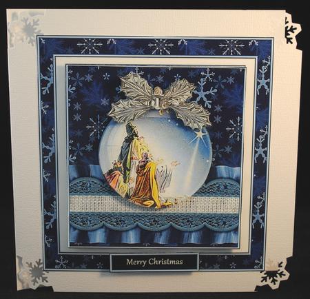 Christmas Bauble Three Wisemen by Yvonne Middleton