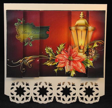 Christmas Street Lamp Side Stacker by Yvonne Middleton
