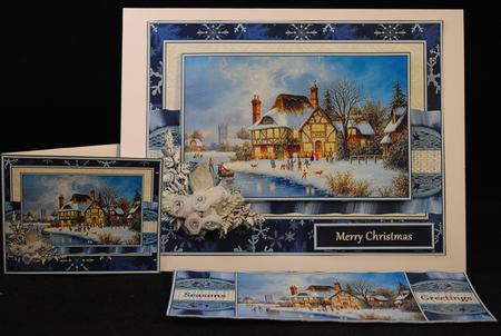 Christmas Winter Scene 3 by Yvonne Middleton