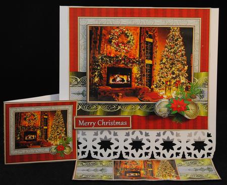 Christmas Fireplace 3 by Yvonne Middleton