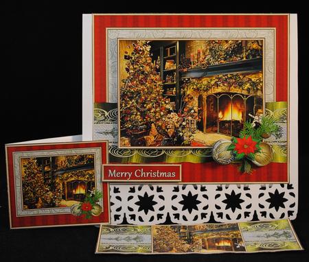 Christmas Fireplace 2 by Yvonne Middleton
