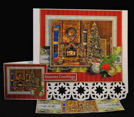 Christmas Fireplace by Yvonne Middleton