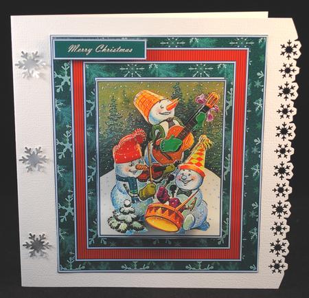 Christmas Snowman Band by Yvonne Middleton