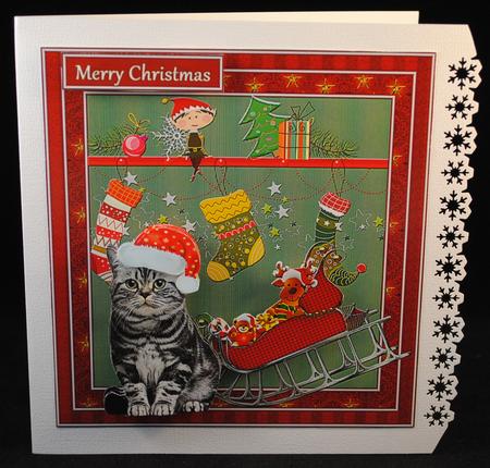 Christmas with Pussy Cat by Yvonne Middleton