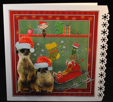 Christmas with Meerkats by Yvonne Middleton