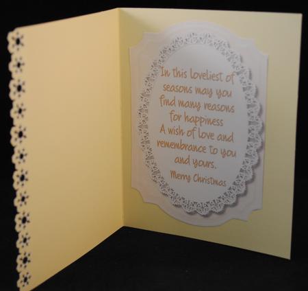 Incert Christmas Print Cut and Fold ,1 by Yvonne Middleton