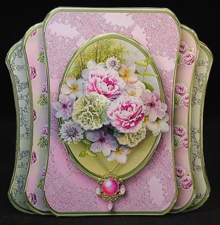Summer Bouquet - Three Layer Card Mini Kit by Yvonne Middleton