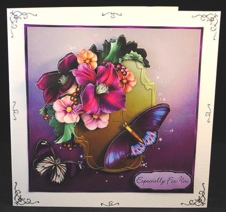 Blooming Summer - 8" Square Card Mini-kit by Yvonne Middleton