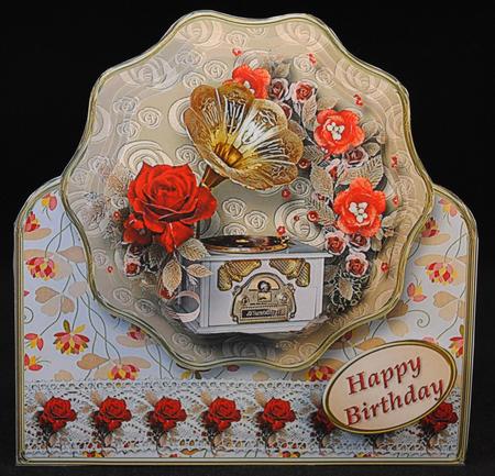 Old Fashioned Love Song - Stand-up Pyramid Card Mini Kit by Yvonne Middleton