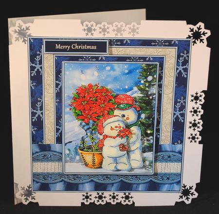 Christmas Sweet Heart Snowman by Yvonne Middleton