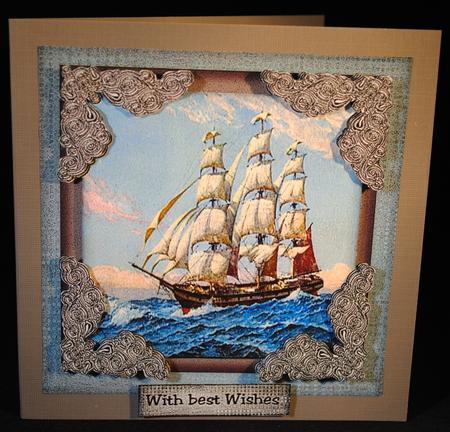 Male Card Sail Away by Yvonne Middleton