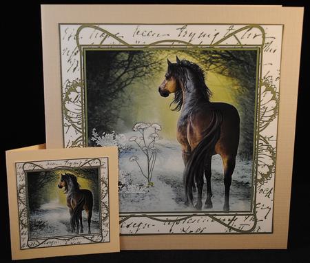 2 Horse Toppers by Yvonne Middleton