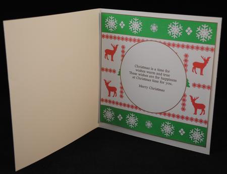 Nordic Christmas Insert 12 Approx: 7.75" Square by Yvonne Middleton