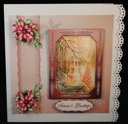 Winter Wonder - 8" Square Card Pyramage Mini-kit by Yvonne Middleton