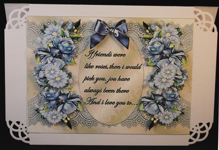 Elegant Roses & Lace by Yvonne Middleton