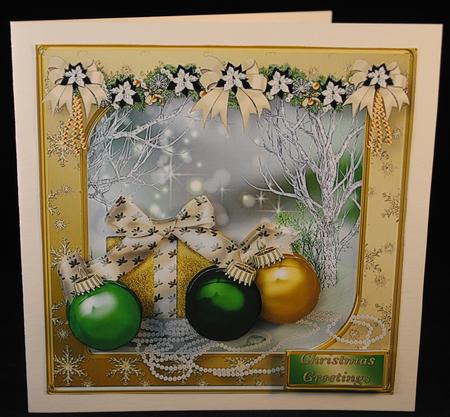 A Special Gift Decoupage Card Front by Yvonne Middleton