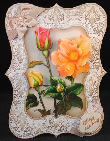 Rose Group Large Bracket Card Kit by Yvonne Middleton