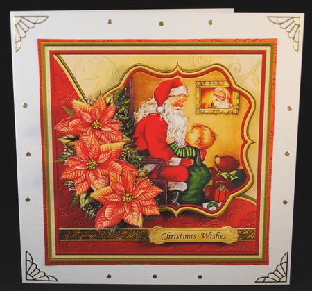 Christmas Visit from Santa 7.5 Decoupage Mini Kit by Yvonne Middleton