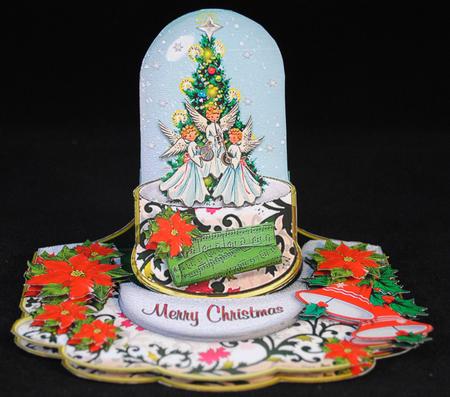 Musical Angels Christmas Dome by Yvonne Middleton