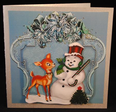 Snowman and Reindeer Mini Kit by Yvonne Middleton