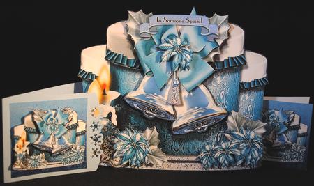 The Christmas Presents Shaped Card Kit by Yvonne Middleton