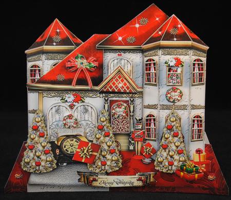 Christmas Family House Card Kit by Yvonne Middleton