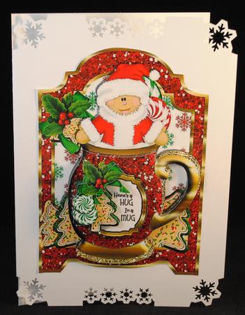Hug in a Mug - Cocoa Cookies & Candy - Shaped Topper by Yvonne Middleton
