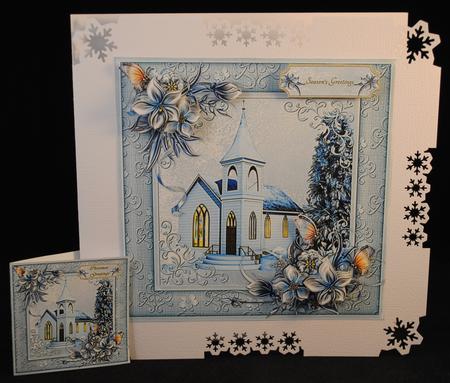 Christmas Church & Winter Florals Mini Kit by Yvonne Middleton