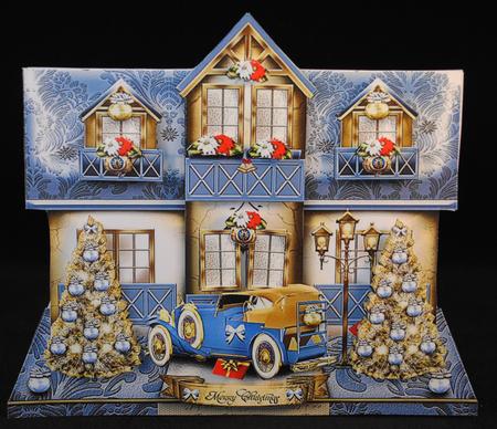 Winter Christmas Family Card Kit by Yvonne Middleton