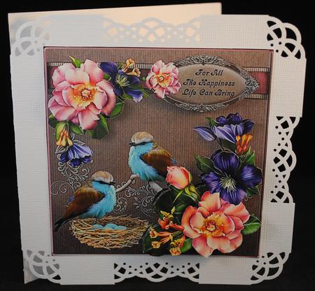 Say It with Flowers Card Topper One by Yvonne Middleton
