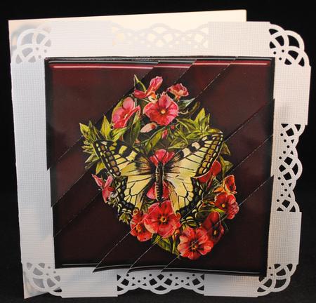 Stunning Butterfly Corner Stacker by Yvonne Middleton