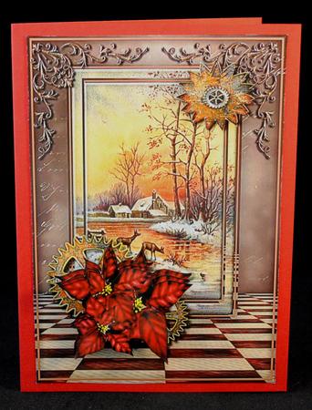 Male Card Vintage Christmas Rustic 2 by Yvonne Middleton