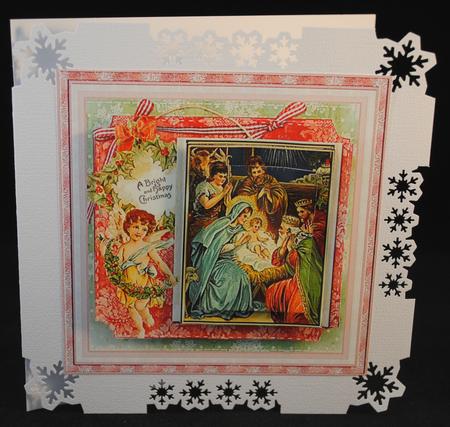 Vintage Nativity Topper by Yvonne Middleton