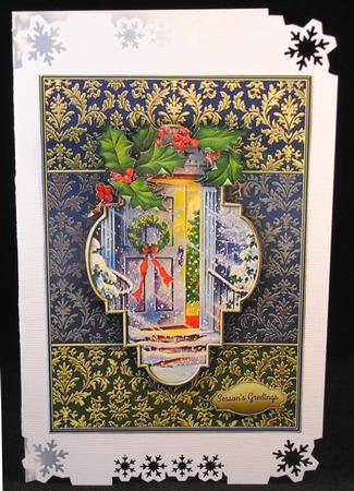 Snowy Door Quick Card by Yvonne Middleton