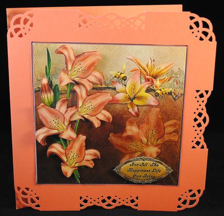 Say It with Flowers Card Topper Two by Yvonne Middleton