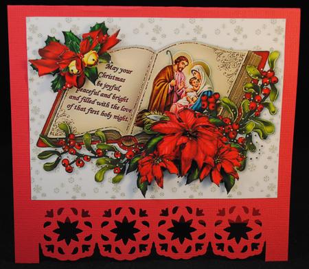 Christmas Open Book Nativity by Yvonne Middleton