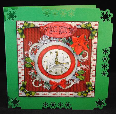 Christmas Clock by Yvonne Middleton