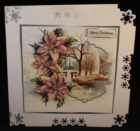 Bridge Over the Stream 7x7 Card with Decoupage by Yvonne Middleton