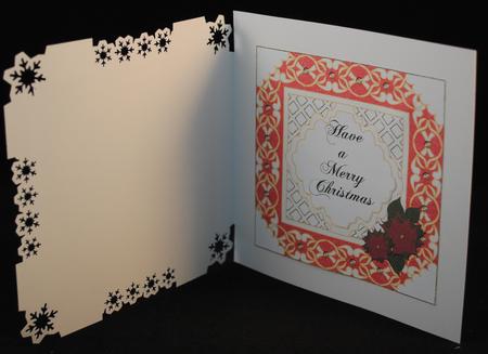 6x6 Christmas Insert or Blank Card Front 24 by Yvonne Middleton