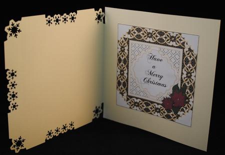 6x6 Christmas Insert or Blank Card Front 17 by Yvonne Middleton