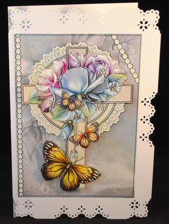 A Beautiful Cross to Bear A4 by Yvonne Middleton