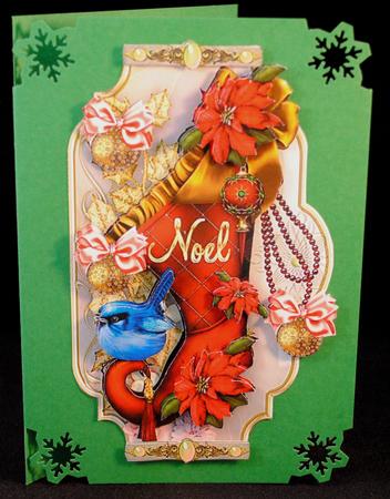Christmas Stocking Topper.3 by Yvonne Middleton