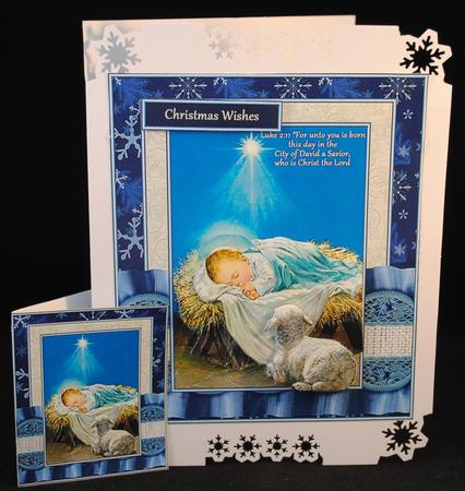 Baby Jesus in Manger by Yvonne Middleton