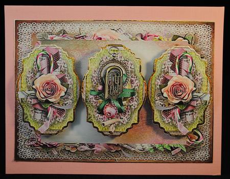 Festive Decorations Panel Card by Yvonne Middleton